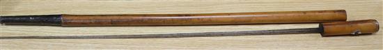 A Victorian swordstick